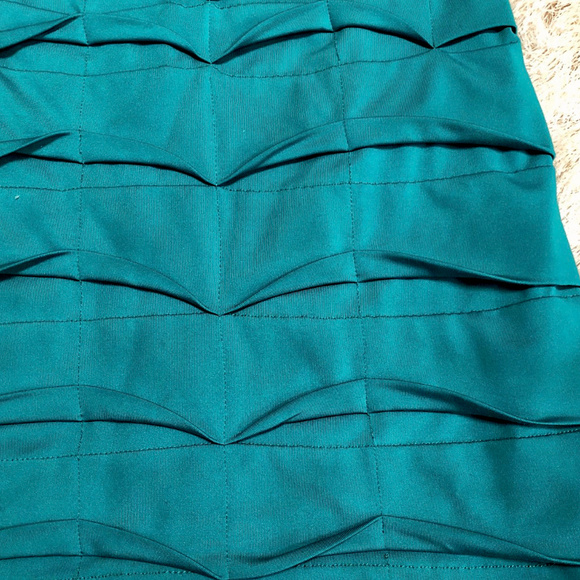 Show Girlz Teal Strapless Dress - Picture 4 of 5